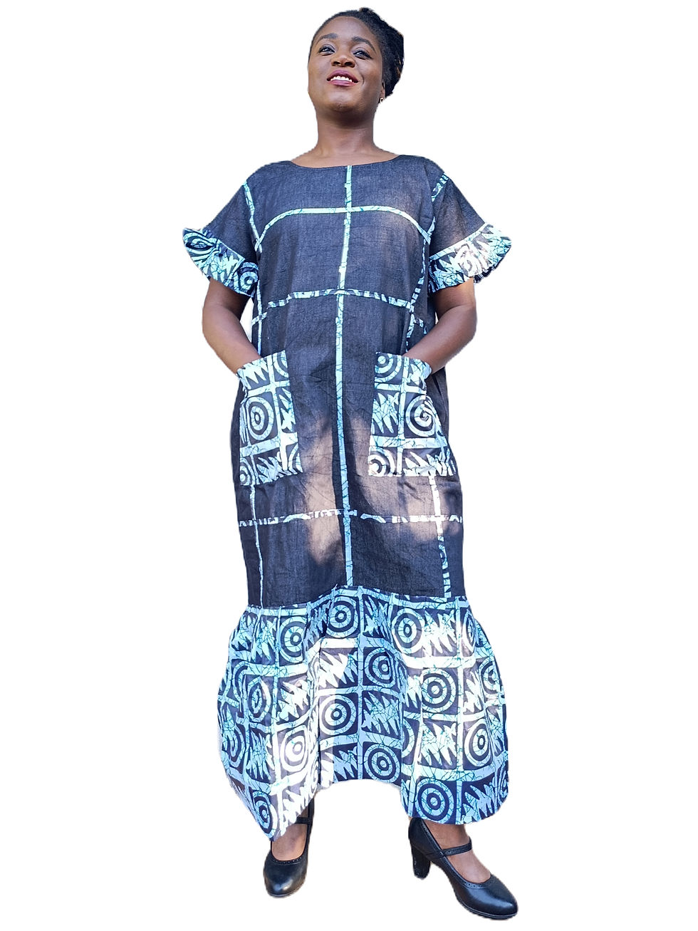 Thumbnail: Mixed Wax and Jean Dress - Effortless Style