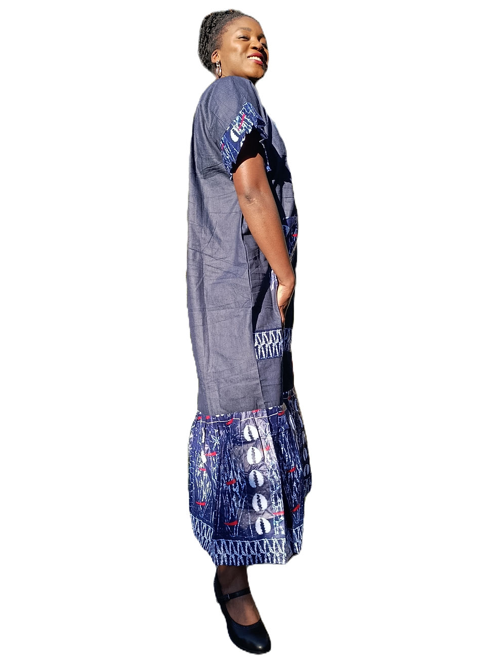 Thumbnail: Mixed Wax and Jean Dress - Effortless Style