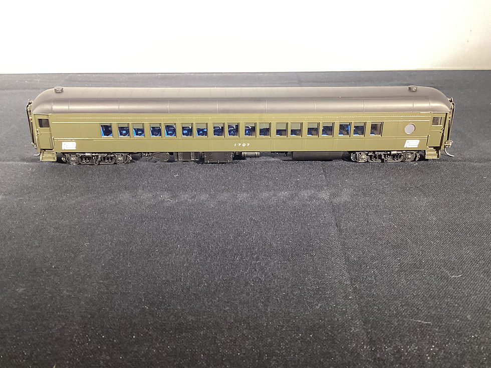 Thumbnail: TCY PENN CENTRAL #PC 1707 PB70FBR COACH 80ST PAIRED WINDOW #1877.6 HO SCALE