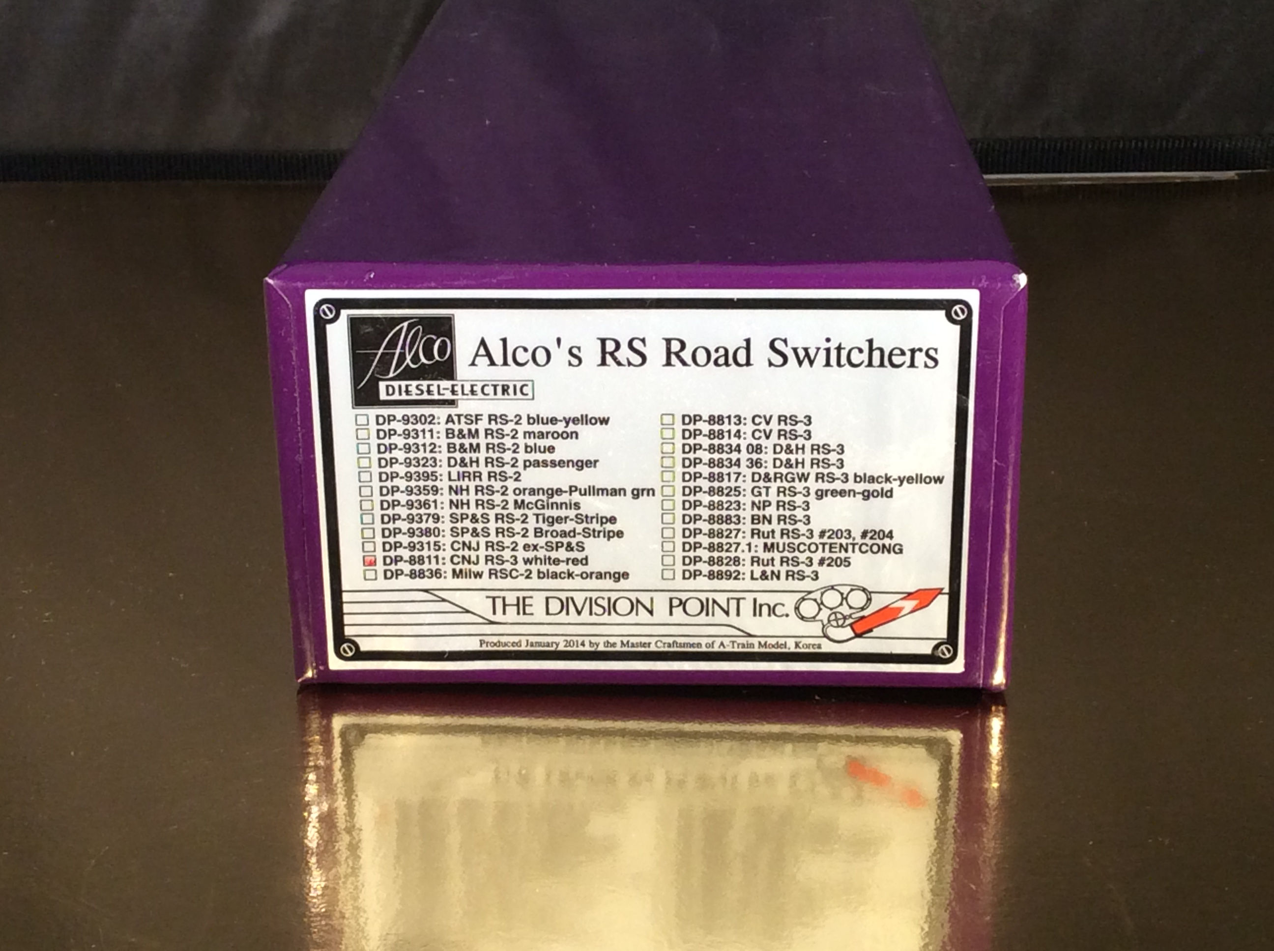 DVPT CENTRAL OF NEW JERSEY ALCO RS-3 FACTORY PAINTED EXCELLENT