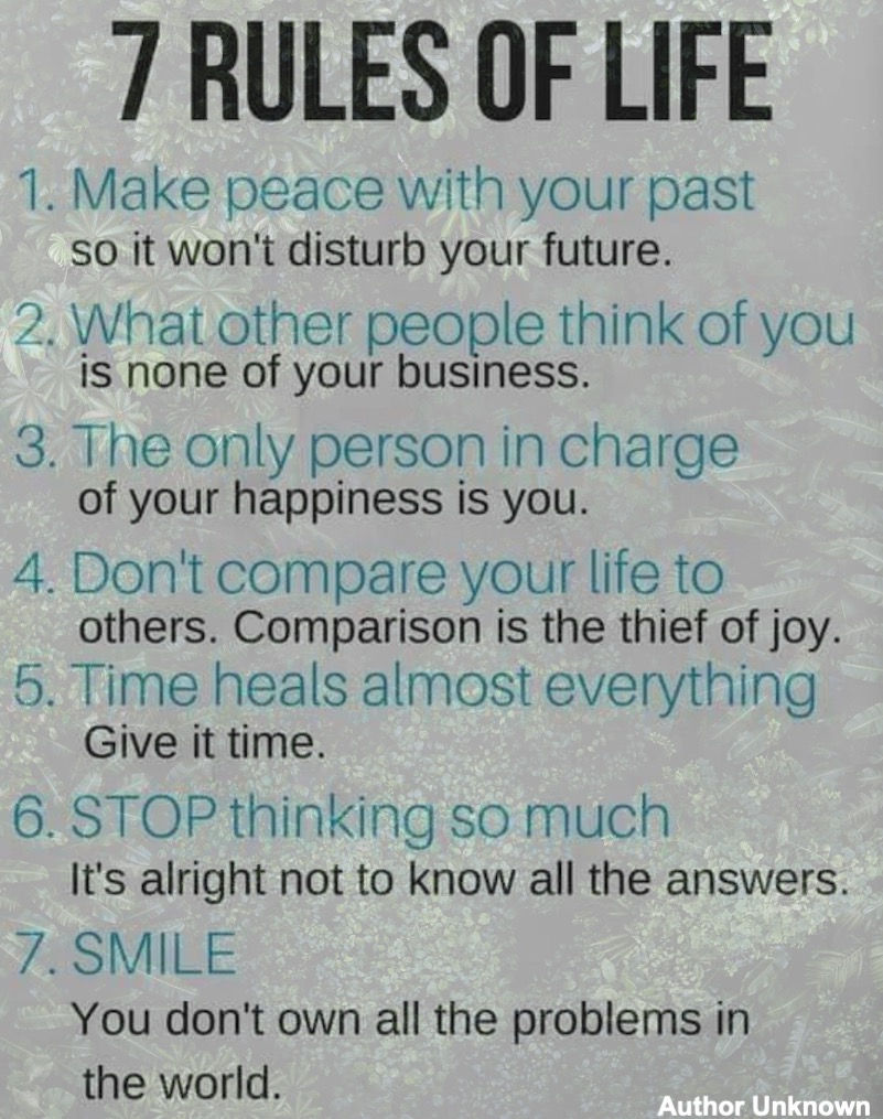 July 15 • Seven Rules