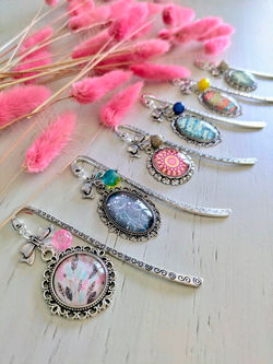 Marque-pages cabochons