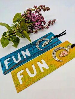 Marque-pages effet cuir