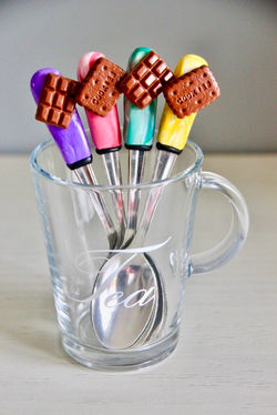 Petites cuillères chocolat