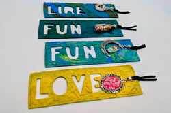 Marque-pages effet cuir