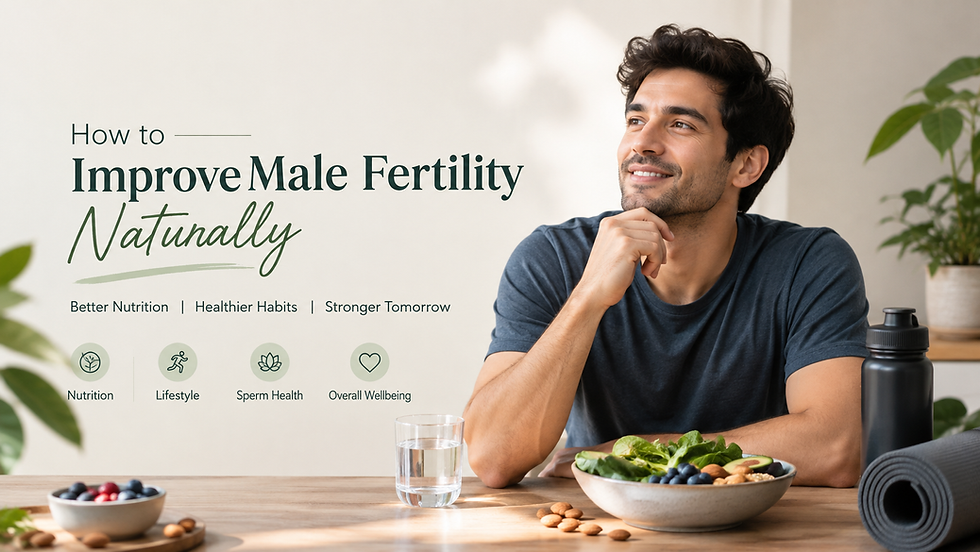How to Improve Male Fertility Naturally: Evidence-Based Ways to Support Sperm Health