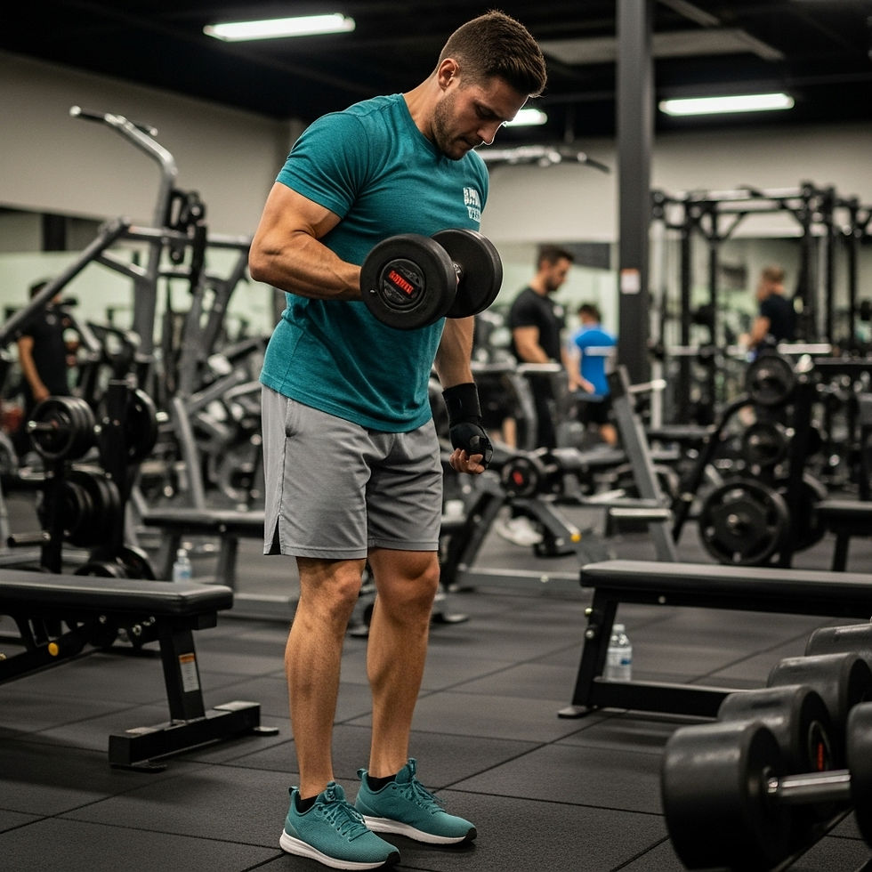 Camiseta masculina fitness confortável para academia e treino diário