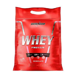 Whey protein em pó para ganho de massa muscular e recuperação pós-treino