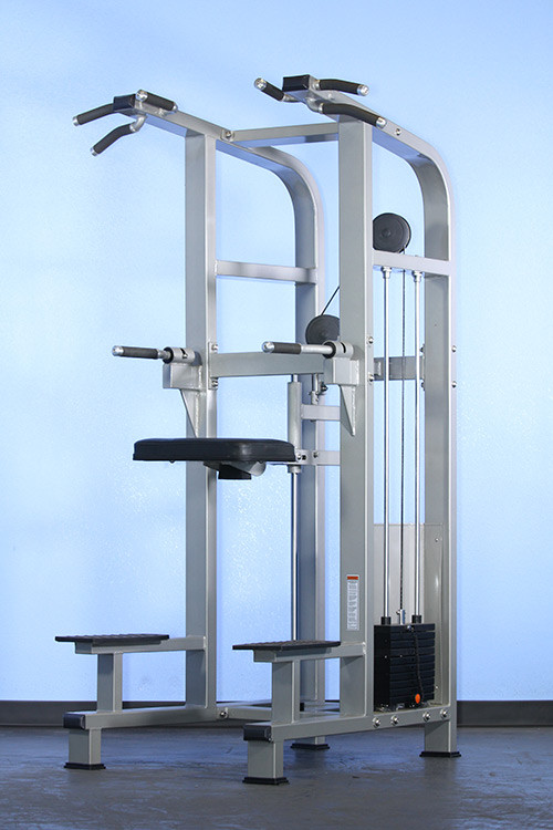 WEIGHT ASSISTED CHIN/DIP COMBO MACHINE