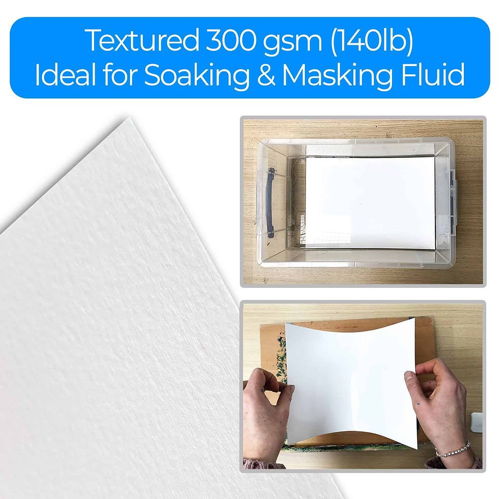 Thumbnail: Zieler A4 Premium Watercolour Paper 50 Sheets