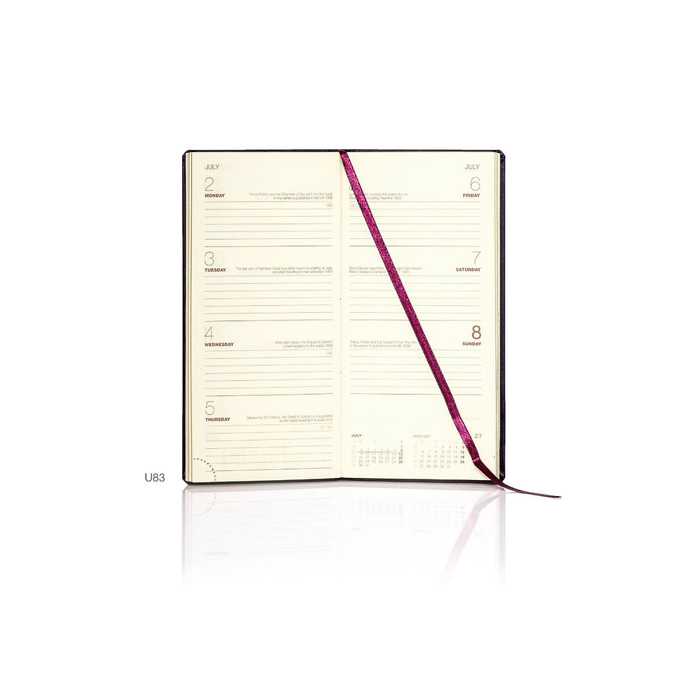 Thumbnail: 2027 Castelli Pocket Weekly Diary Cream Paper Tucson