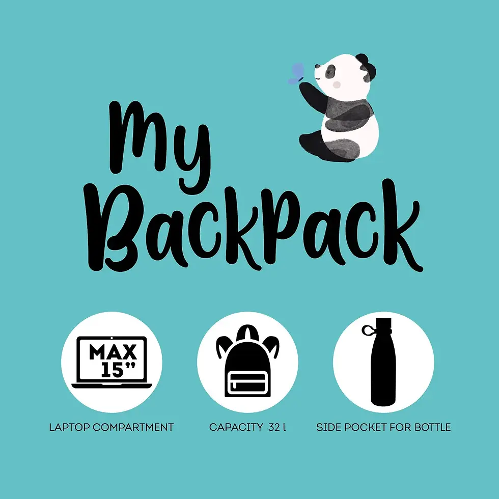 Thumbnail: Legami Backpack - Panda