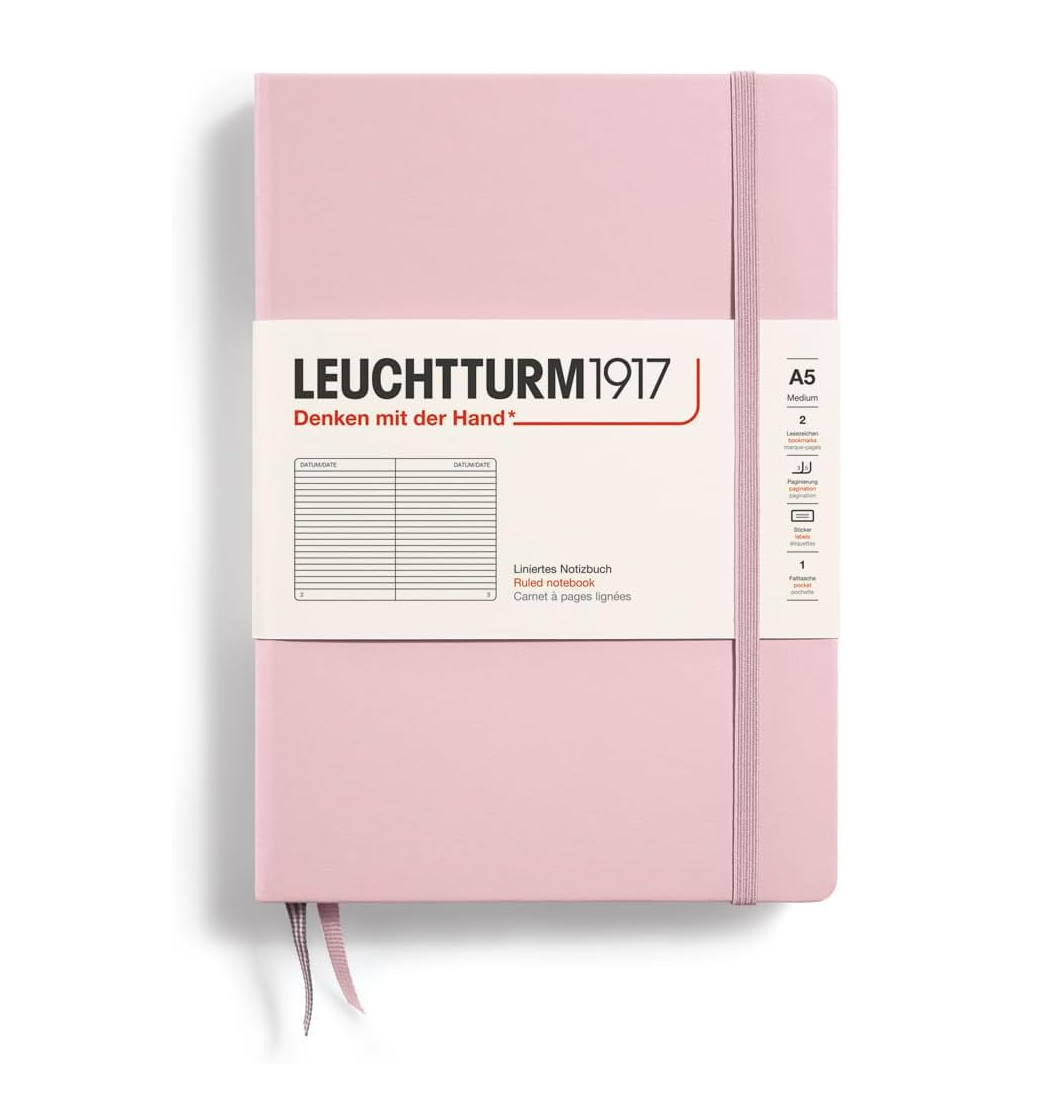 LEUCHTTURM1917 A5 Powder Hardback Notebook