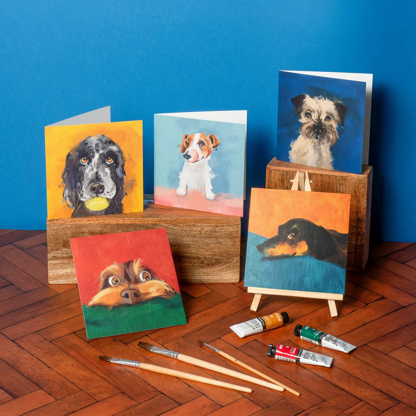 Hounds - Artfile Greeting Cards