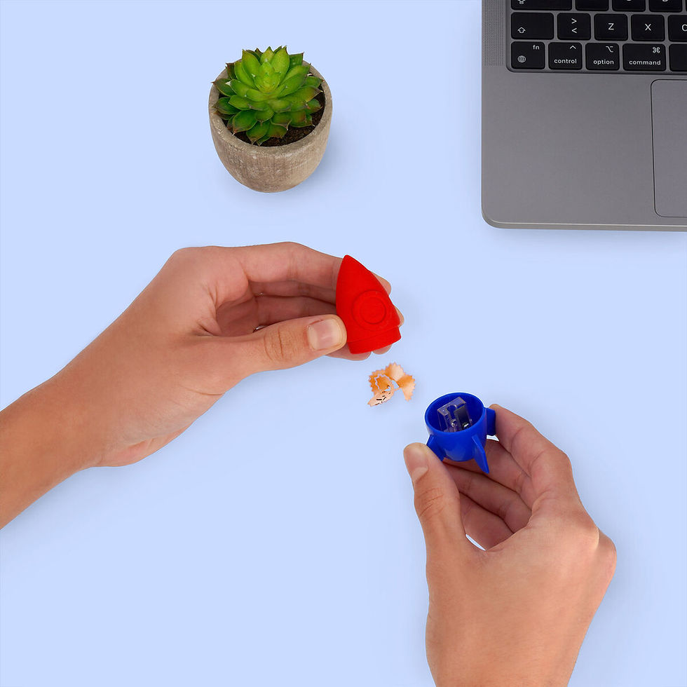 Thumbnail: To The Moon And Back - Pencil Sharpener With Eraser