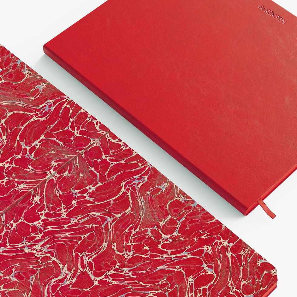 Thumbnail: de KEMPEN Notebook Pocket Poppy Lined