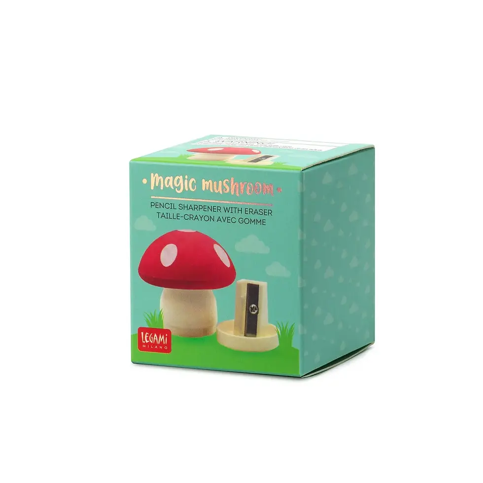 Thumbnail: Eraser With Sharpener - Magic Mushroom