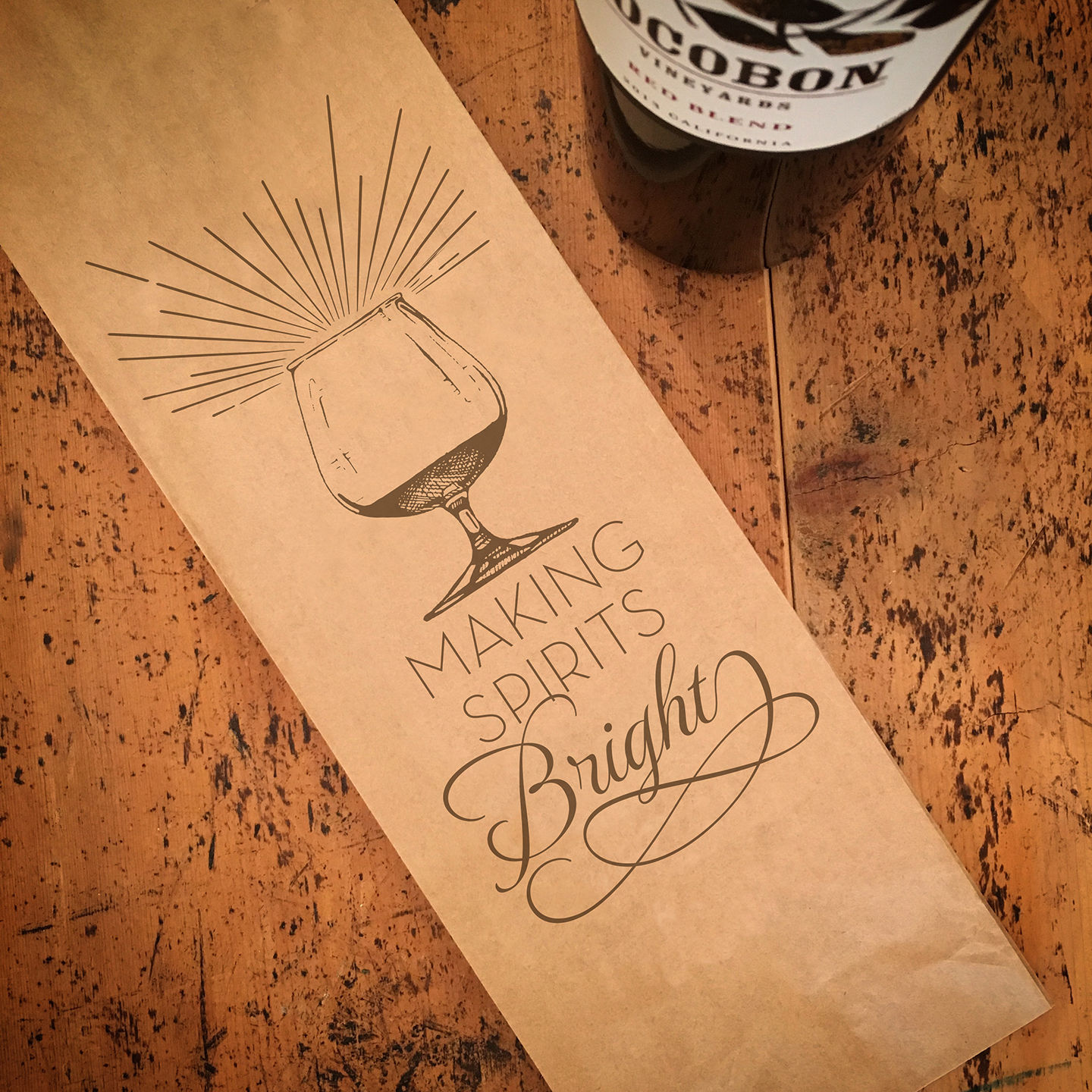 Making Spirits Bright, Wine Bag