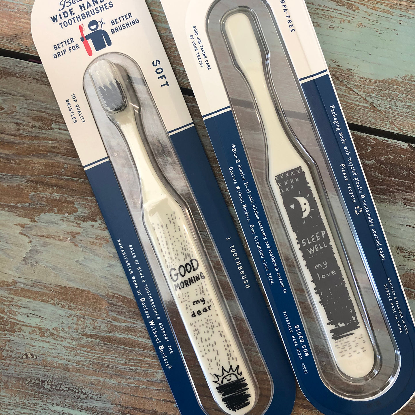 Good Morning My Dear. Sleep Well My Love. Toothbrush