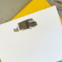 UPS Truck Notecard