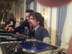 Johnee Wong and Peter Dinklage