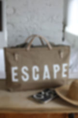 Escape canvas utility bag by Forestbound Khaki
