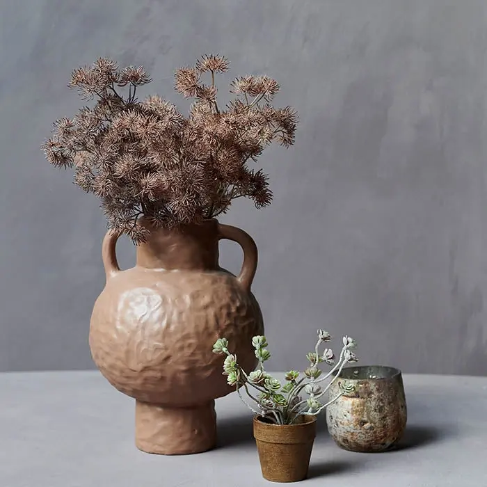 Sculptured Ceramic Vase