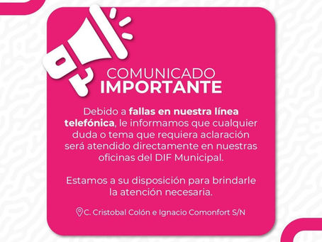 AVISO IMPORTANTE!!