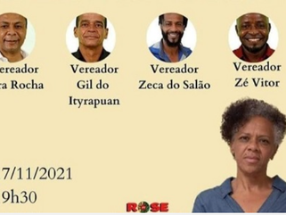 Vereadores Negros da Câmara Municipal fazem Mesa Redonda hoje (17)