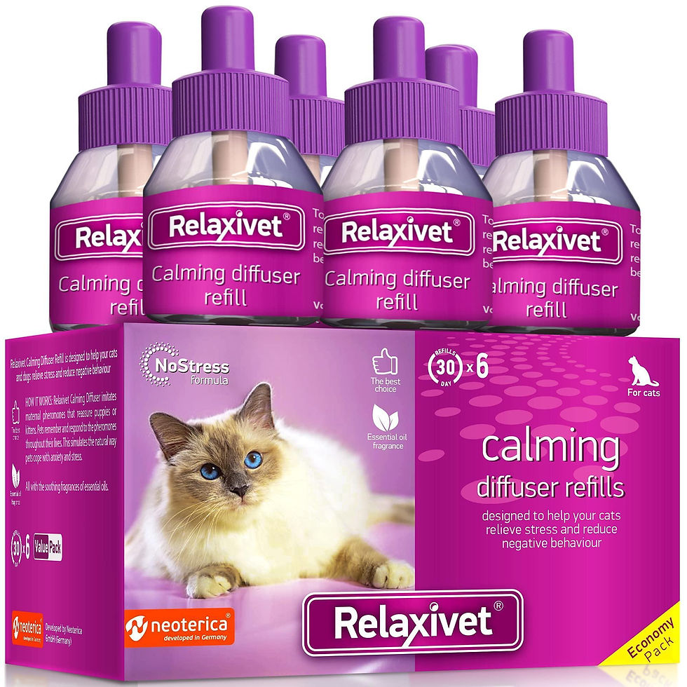 Thumbnail: Calming Cat Diffuser Refill Anti Anxiety Pet Feline Calm Pheromones 6 Pack