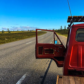 vanha hiace maisema