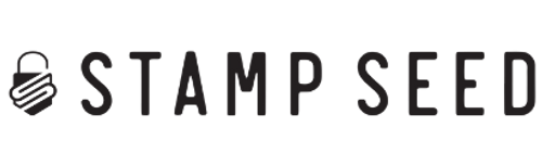 Stamp seed logo