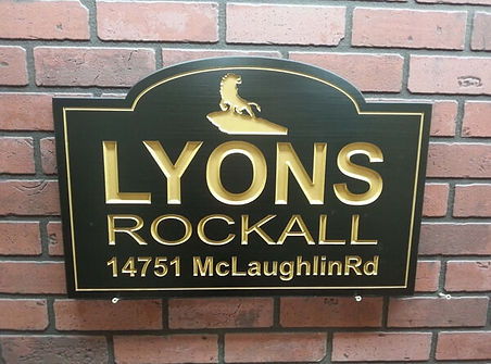 Wood Signs for a business