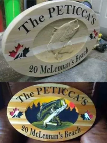 Wooden Cottage Signs Cnc Signmaker Canada