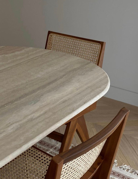 Tijan Serena Mazour Bespoke ELLIPSE Dining Table