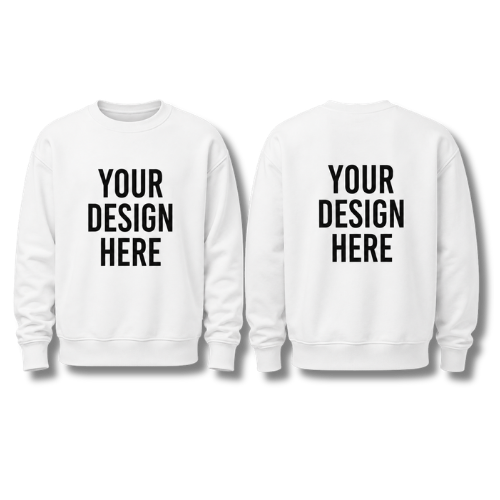 Thumbnail: Custom White Print Sweatshirt