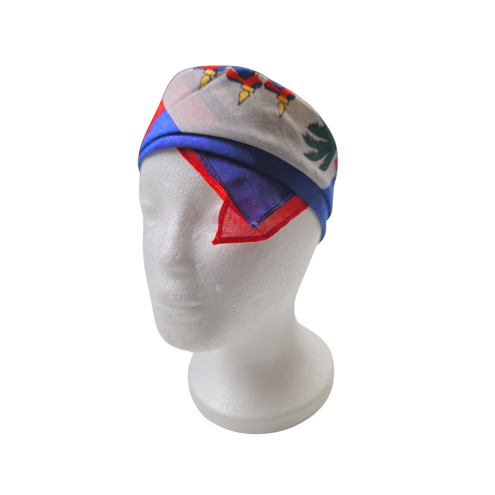 Haitian flag bandana