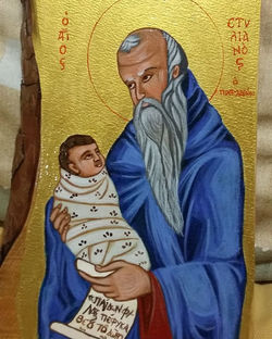 saint stylianos iconography