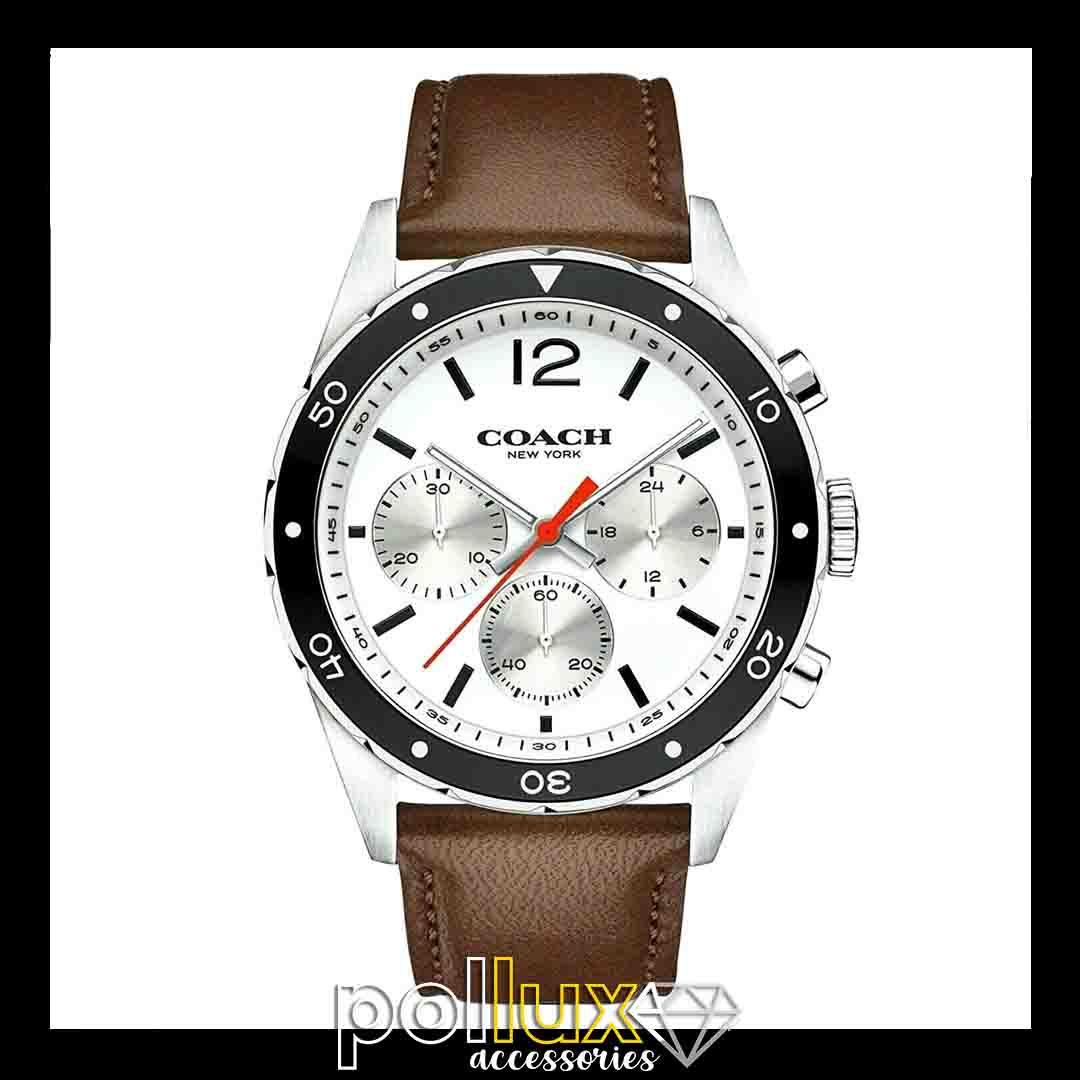 Coach Sullivan Sport Chronograph Men's Leather Watch