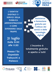 INCONTRO INFORMATIVO SULL’IDENTITÀ DIGITALE E I SERVIZI PUBBLICI 