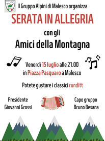 Amici della Montagna e Alpini in Piazza Pasquaro
