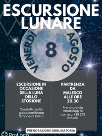 🌕 Escursione Lunare – Venerdì 8 Agosto 🌕