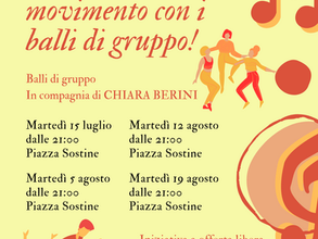 💃🕺 Estate in movimento con i balli di gruppo!