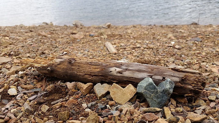 Heart rocks at Sisk lake S.jpg