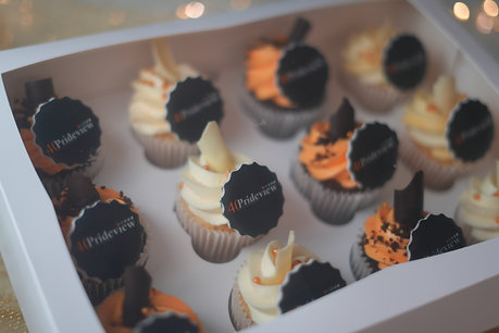 Branded Logo Cupcakes