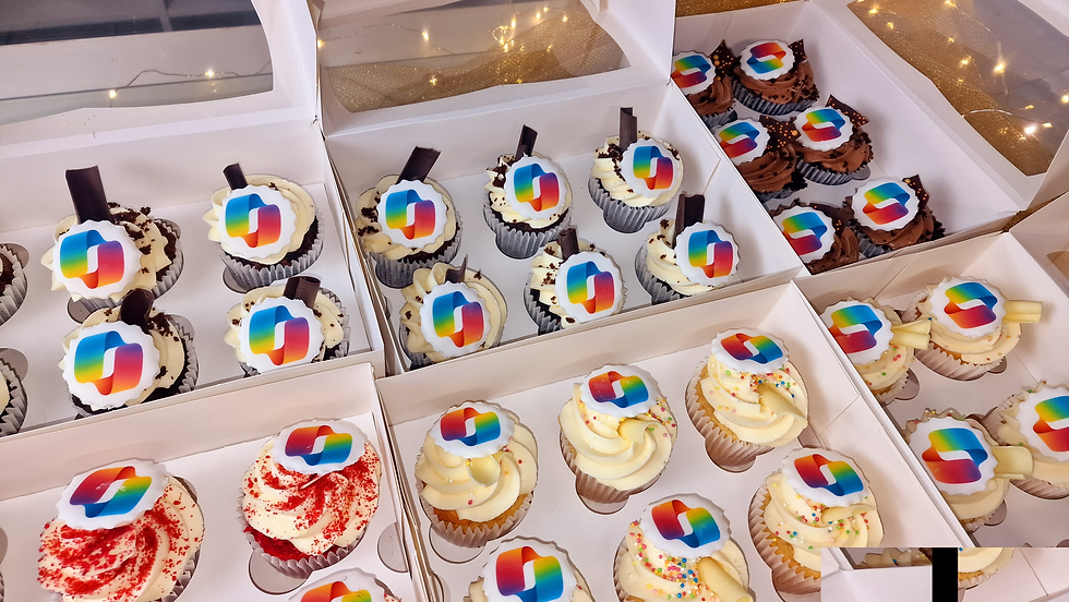 Miniatura: Branded Logo Cupcakes