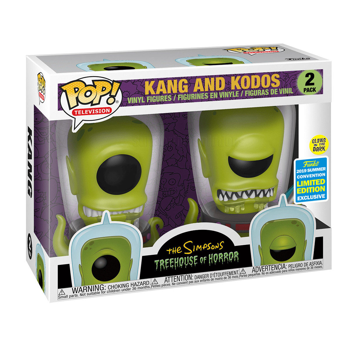 Kang & Kodos 2-Pack POP! Vinyl