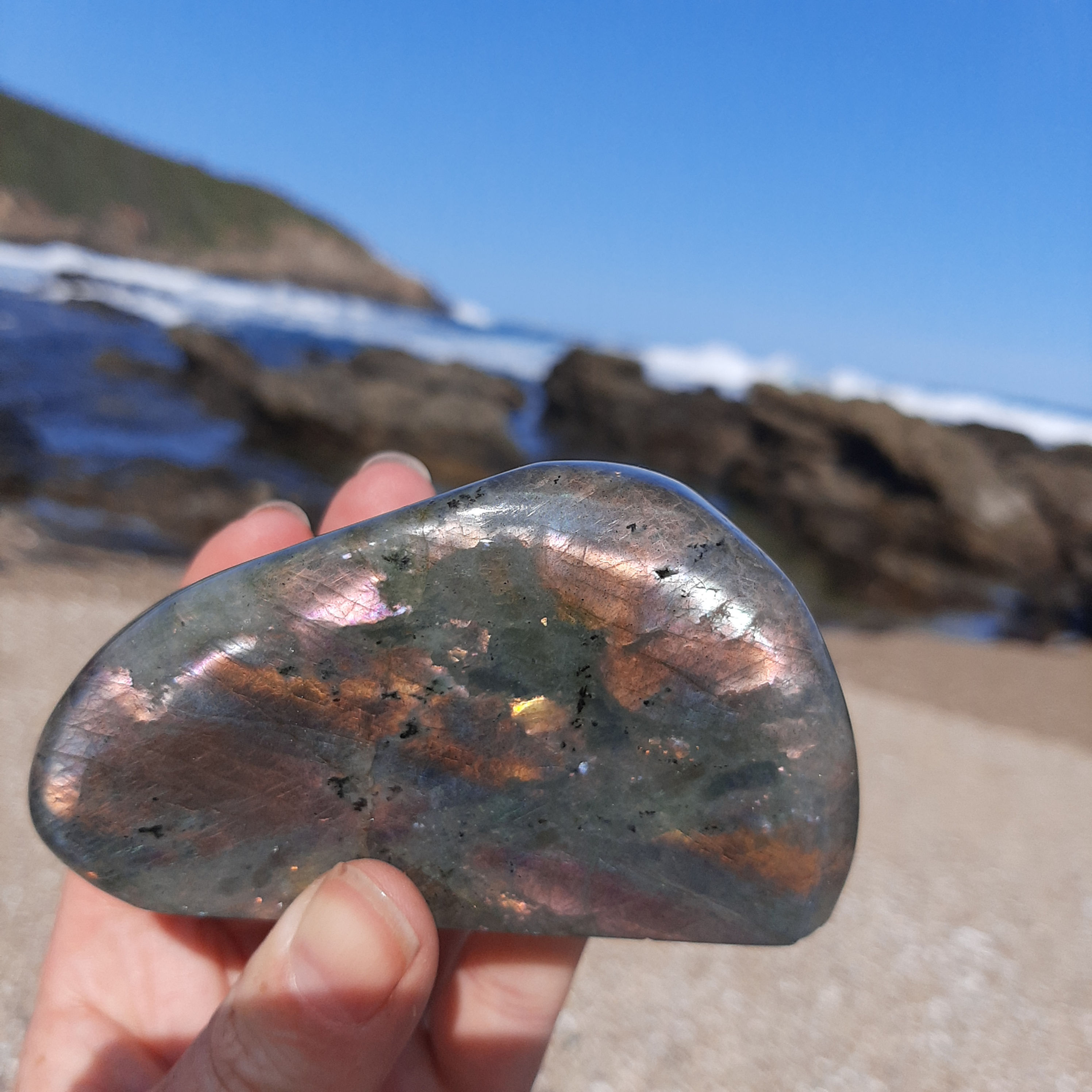 Purple Sunset Labradorite