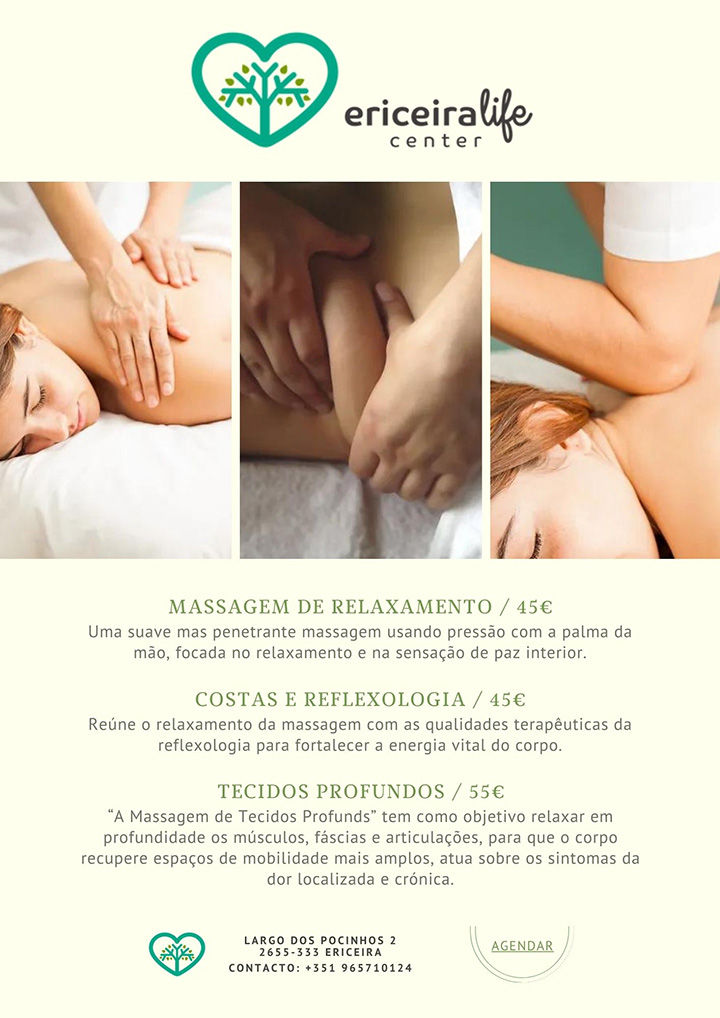 Disfrute da uma massagem Rejuvenescedora