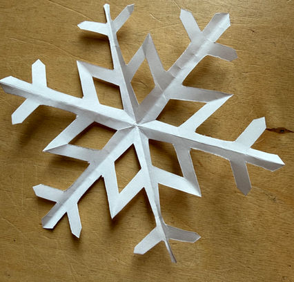A Touch of Winter: How to Make Paper Snowflakes